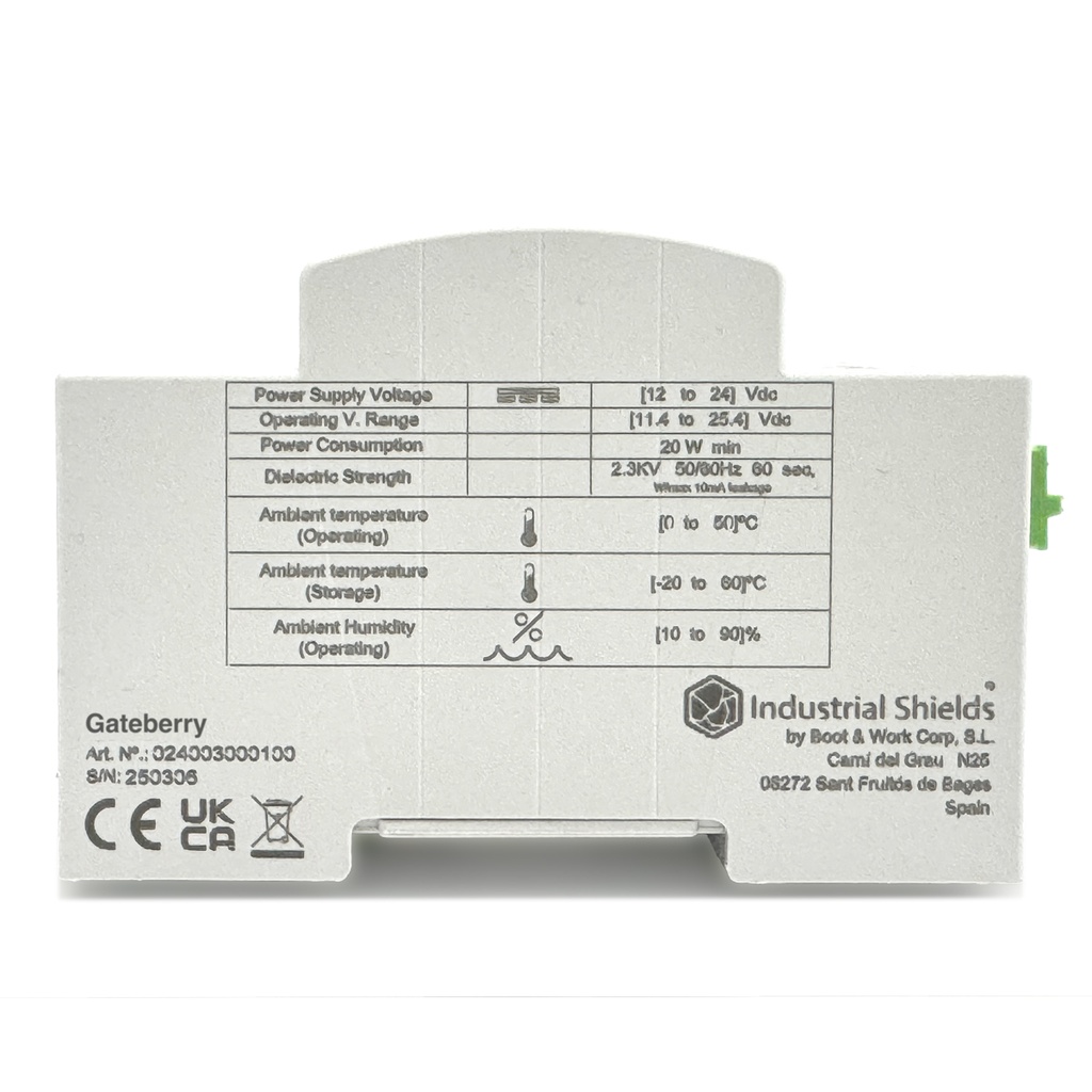 GateBerry - The Raspberry Pi industrial gateway